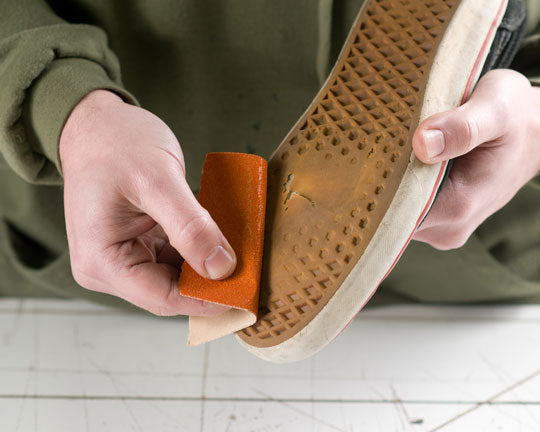 Longboard Footbrake Clean & Sand Shoe