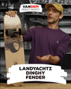 Landyachtz Dinghy Fender Midnight Dip Cruiser Board - Product Video