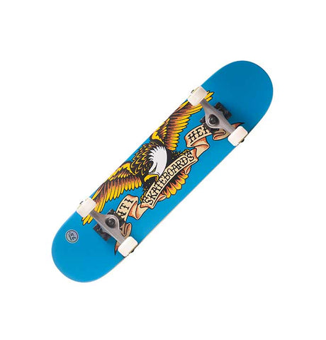 Anti Hero Classic Eagle Kids Skateboard - Small - Blue