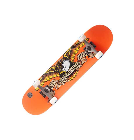 Anti Hero Classic Eagle Kids Skateboard - Medium - Orange