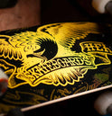 Anti Hero Repeater Eagle Kids Skateboard - Medium - Black/Yellow