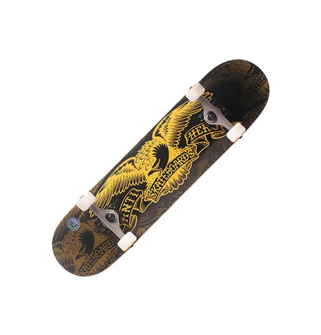 Anti Hero Repeater Eagle Kids Skateboard - Medium - Black/Yellow