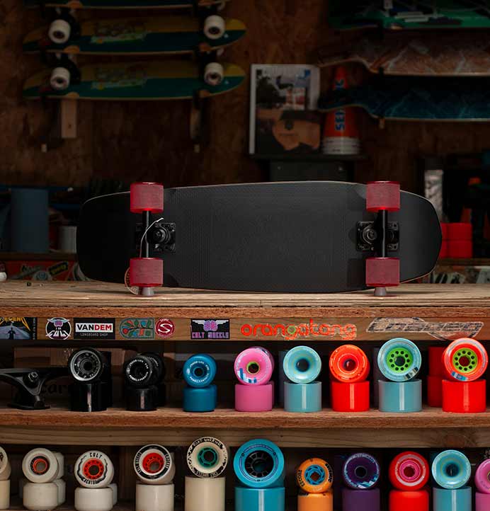 Landyachtz Dinghy Coffin Stealth Card Cruiser Board Review