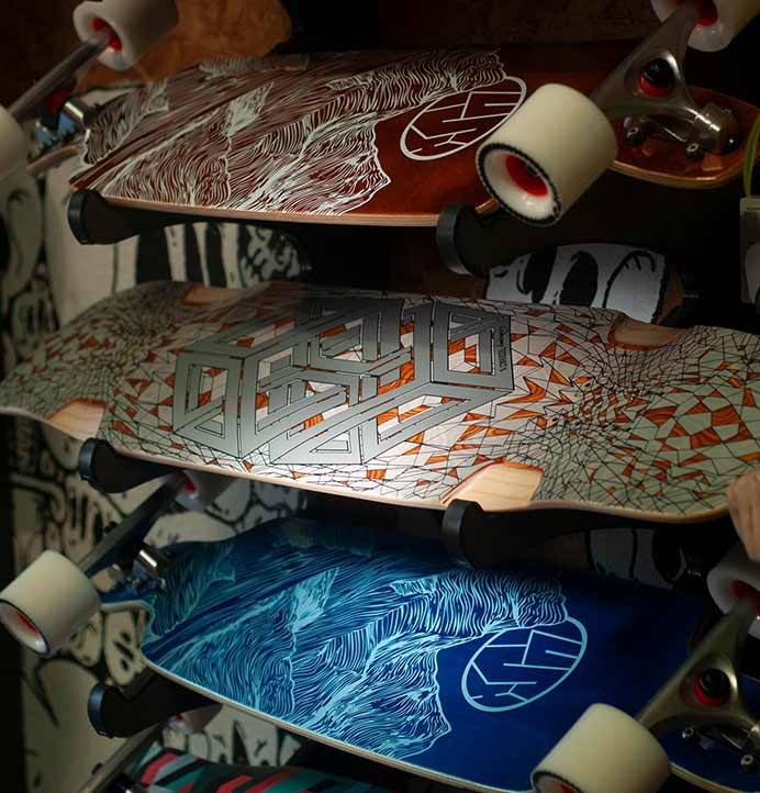 Loaded Tesseract 2 Chroma Freeride Longboard Deck [Free UK Shipping]