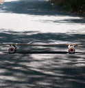 Lush Longboards Freebyrd Lo-Pro Woodgrain Split Angle Longboard
