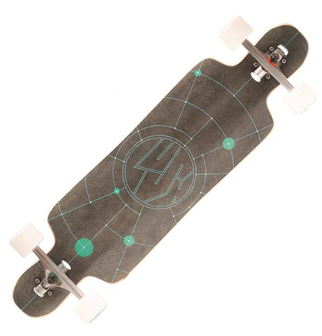 Lush Longboards Freebyrd Lo-Pro Woodgrain Split Angle Longboard