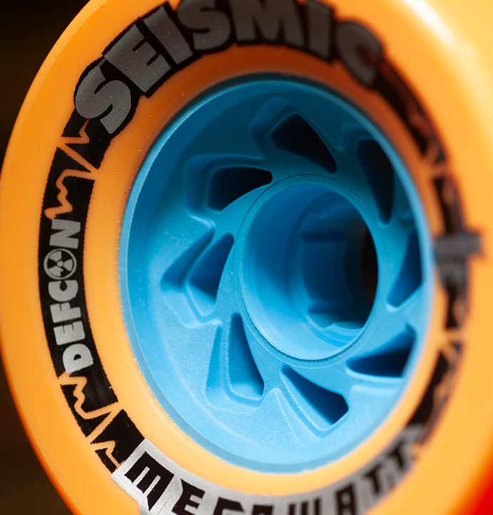 Seismic Megawatt 90mm Longboard Wheels [Free UK Shipping]