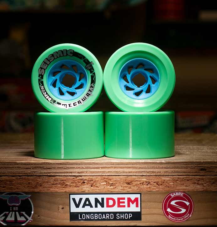 Seismic Megawatt 90mm Longboard Wheels [Free UK Shipping]