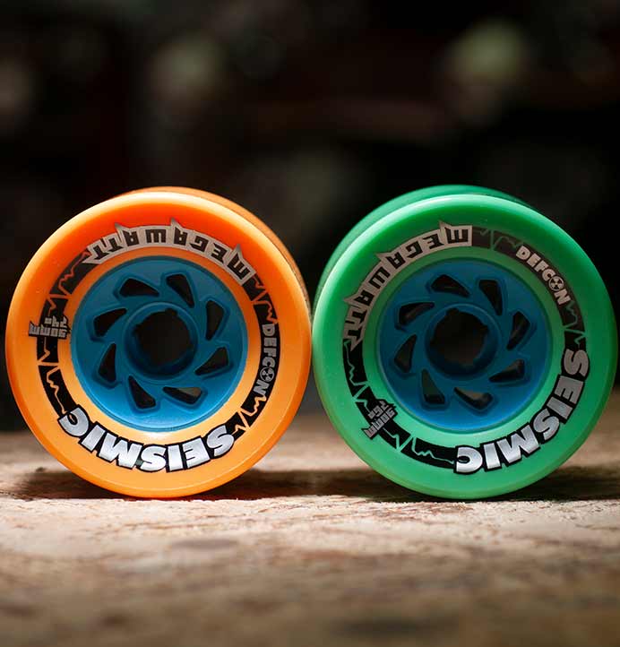 Seismic Megawatt 90mm Longboard Wheels [Free UK Shipping]