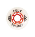Cult Invader 66mm Longboard Wheels White