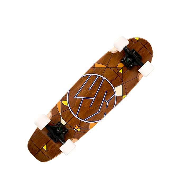 Fuel Mini Cruiser Skateboard - Logo