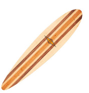 Lush Mako Classic Pintail Longboard Deck