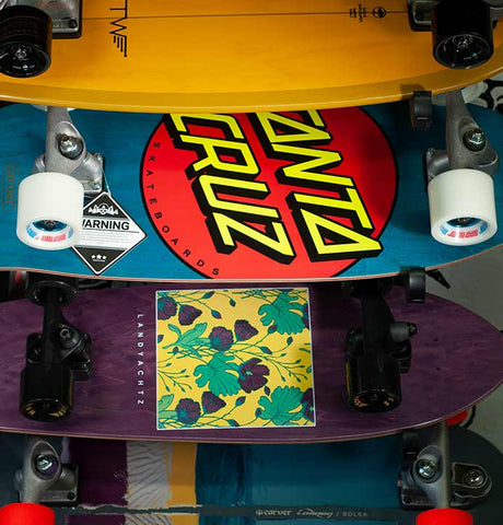 Santa Cruz Classic Dot Check Carver Pre-Built Surf Skate Complete